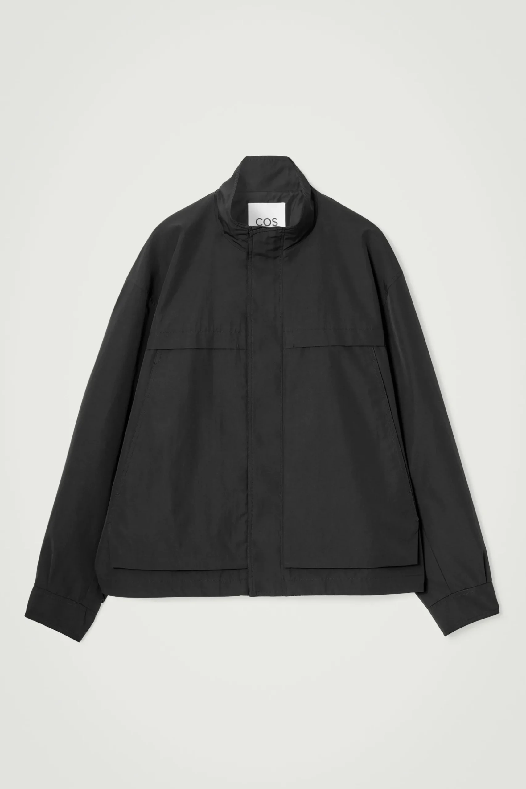 New COS BOMBERKA W STYLU UTILITY Z DIAGONALU Czarny