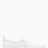 Hot COS CANVAS SLIPON TRAINERS Cream