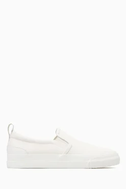 Hot COS CANVAS SLIPON TRAINERS Cream
