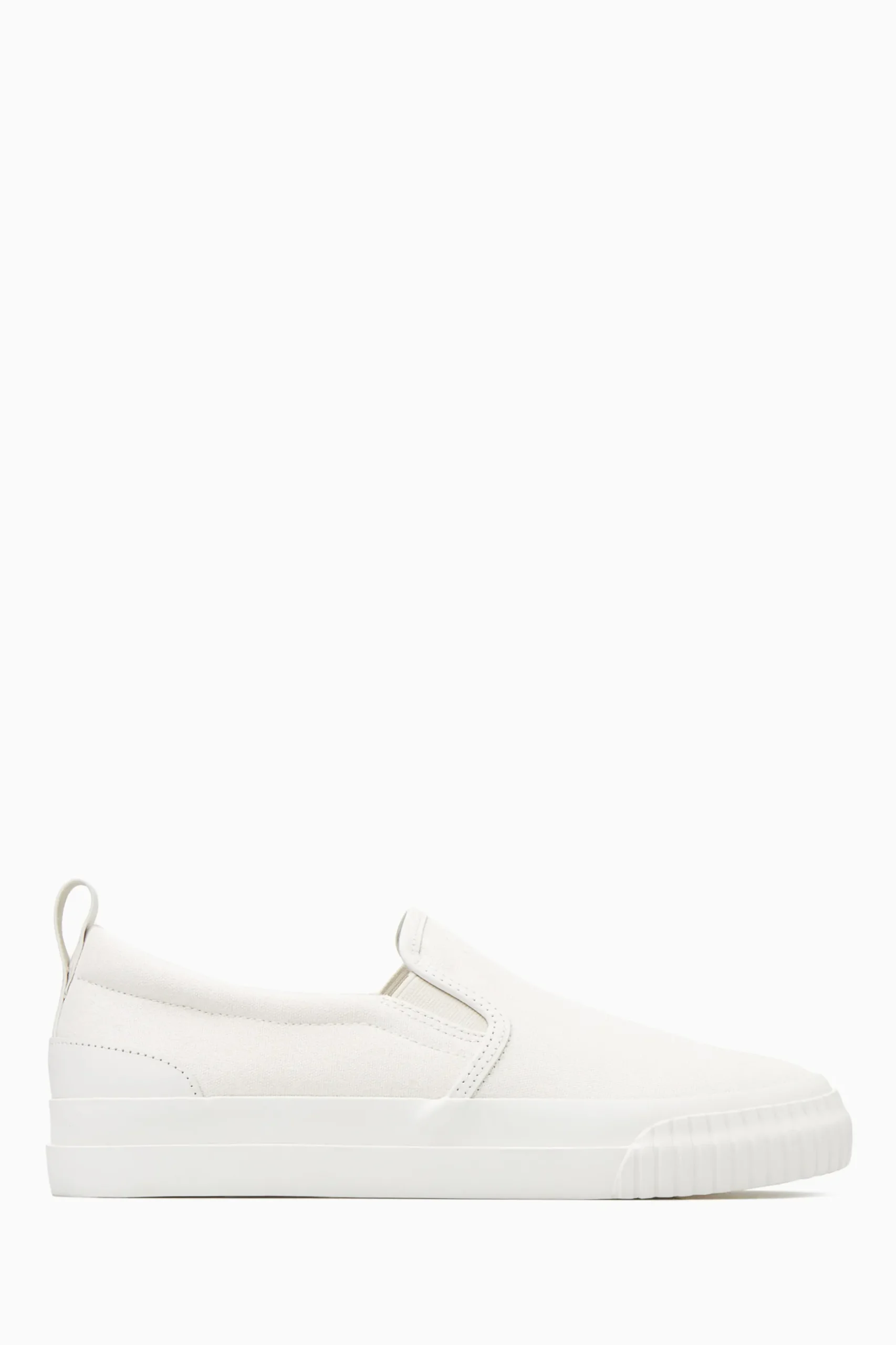 Hot COS CANVAS SLIPON TRAINERS Cream