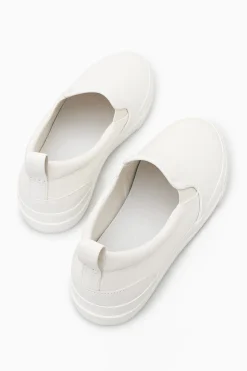 Hot COS CANVAS SLIPON TRAINERS Cream