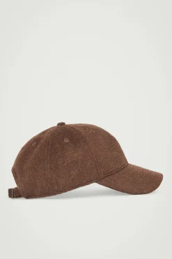 New COS CZAPKA Z DASZKIEM Z MIESZANKI ZAWIERAJĄCEJ WEŁNĘ Ochra