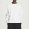Online COS DŻERSEJOWY T-SHIRT Z DŁUGIM RĘKAWEM – RELAXED FIT Biały