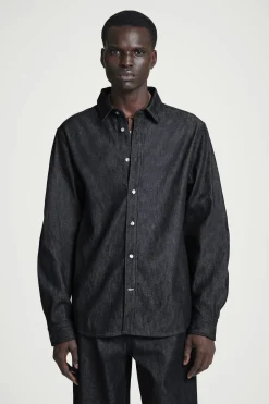 Clearance COS DŻINSOWA KOSZULA – RELAXED FIT Surowyindygo