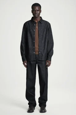 Clearance COS DŻINSOWA KOSZULA – RELAXED FIT Surowyindygo