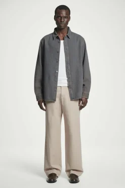 Sale COS DŻINSOWA KOSZULA – RELAXED FIT Spranymorelowy