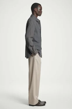 Sale COS DŻINSOWA KOSZULA – RELAXED FIT Spranymorelowy