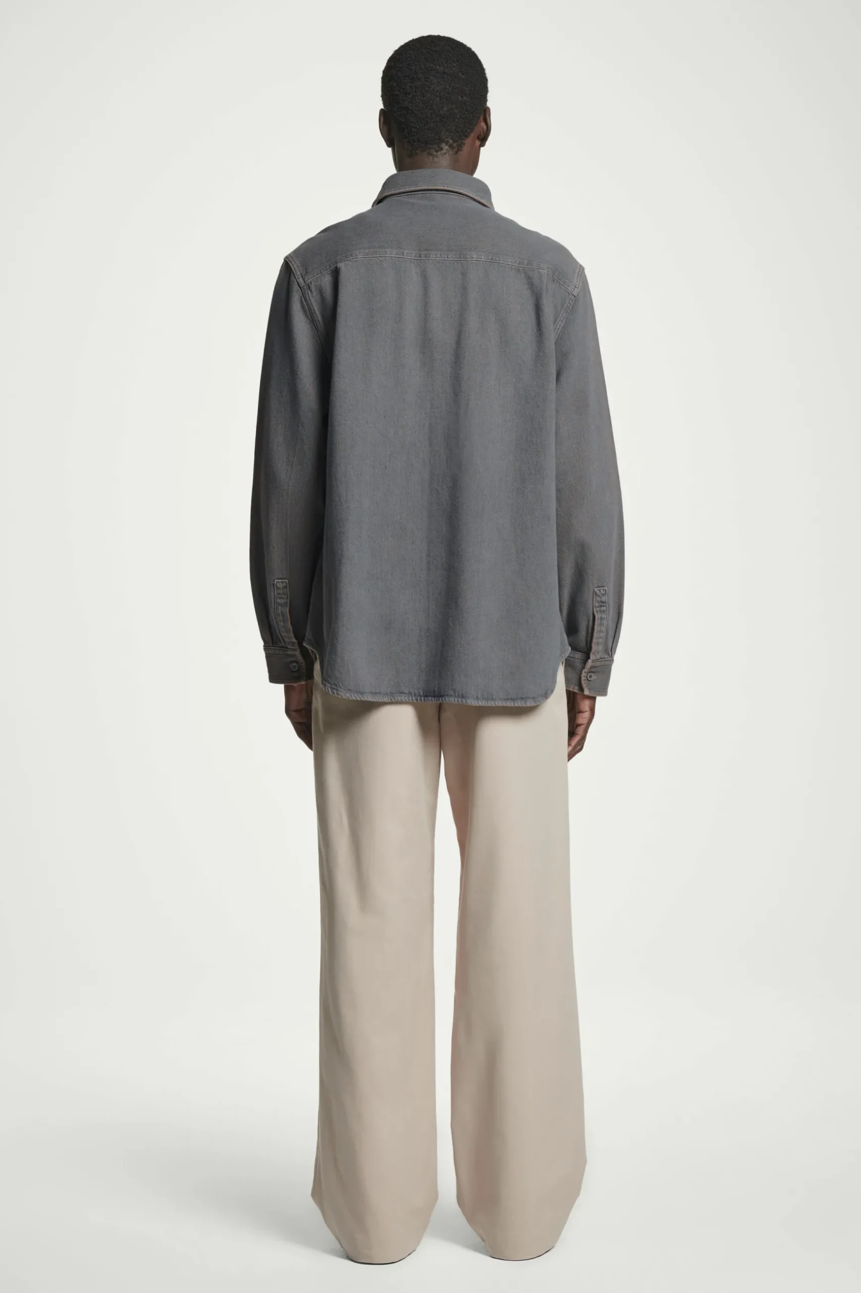 Sale COS DŻINSOWA KOSZULA – RELAXED FIT Spranymorelowy