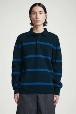 Best COS DZIANINOWA KOSZULKA POLO W PASKI