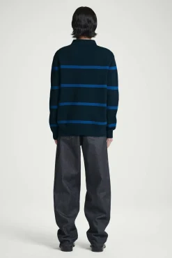 Best COS DZIANINOWA KOSZULKA POLO W PASKI