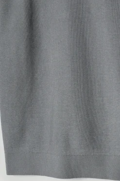 Best COS DZIANINOWY T-SHIRT O LUŹNYM KROJU Szary