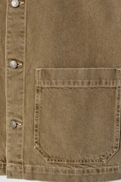Outlet COS JEANSOWA KOSZULA WIERZCHNIA O LUŹNYM KROJU Tytoniowybrąz