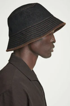 New COS JEANSOWY KAPELUSZ TYPU BUCKET Indygo