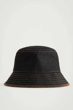 New COS JEANSOWY KAPELUSZ TYPU BUCKET Indygo