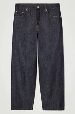 Discount COS JEANSY DOME Z SUROWEGO DENIMU Z PROSTYMI NOGAWKAMI Surowyindygo