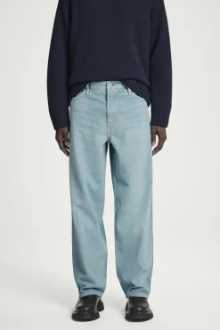 Best COS JEANSY „RIDER” Z PROSTYMI NOGAWKAMI Zakurzonybłękit