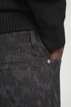 Fashion COS JEANSY „RIDER” Z SZEROKIMI NOGAWKAMI Czarny