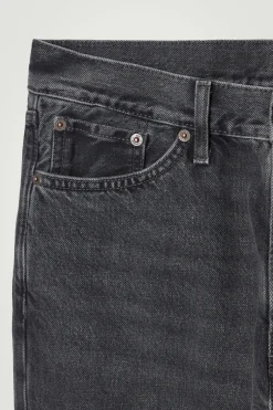 Outlet COS JEANSY „SIGNATURE” Z PROSTYMI NOGAWKAMI Spranaczerń