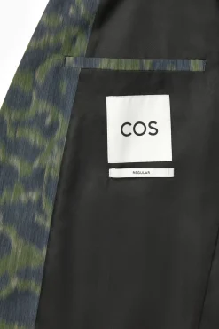 Hot COS JEDNORZĘDOWA ŻAKARDOWA MARYNARKA – REGULAR FIT