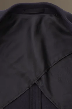 Discount COS JEDNORZĘDOWA MARYNARKA Z DŻERSEJU RELAXED FIT Granatowy