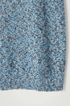 Sale COS KAMIZELKA Z MELANŻOWEJ DZIANINY – RELAXED FIT Niebieskimelanż