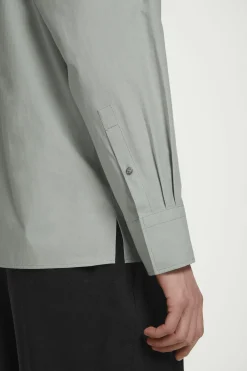 Fashion COS KLASYCZNA KOSZULA BAWEŁNIANA Jasnoszary