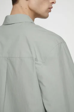 Fashion COS KLASYCZNA KOSZULA BAWEŁNIANA Jasnoszary
