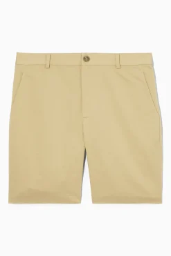 New COS KLASYCZNE SZORTY TYPU CHINOS Beige
