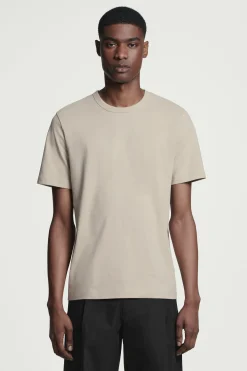 Clearance COS KLASYCZNY T-SHIRT ZE SZCZOTKOWANEJ BAWEŁNY Beżowy
