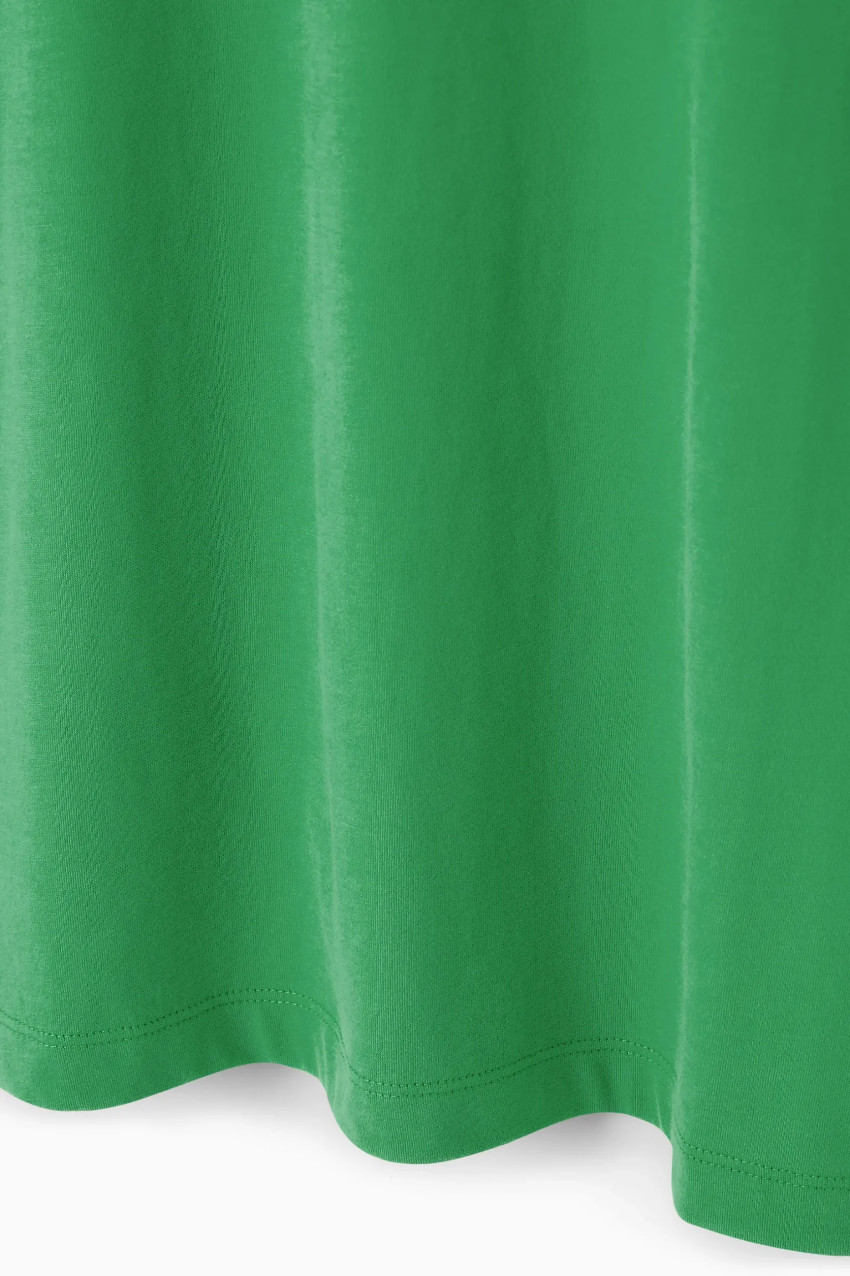 Outlet COS KLASYCZNY T-SHIRT ZE SZCZOTKOWANEJ BAWEŁNY Jaskrawozielony