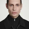 Fashion COS KOLCZYKI KÓŁKA TYPU HUGGIE ZE SREBRA PRÓBY 925 Srebrzysty