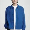 Outlet COS KOSZULA WIERZCHNIA W STYLU UTILITY – RELAXED FIT Kobaltowy