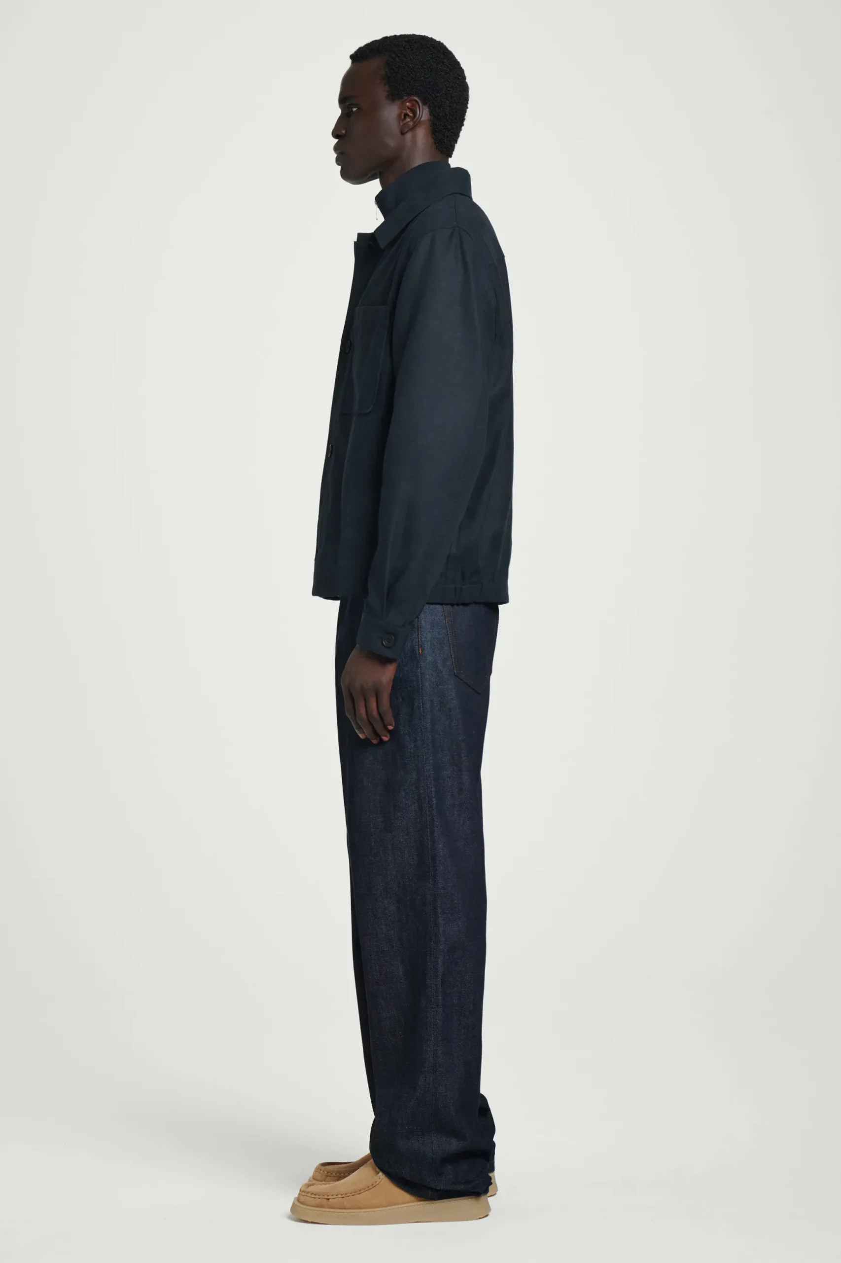 Fashion COS KOSZULA WIERZCHNIA W STYLU UTILITY – RELAXED FIT Granatowy