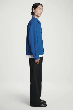 Outlet COS KOSZULA WIERZCHNIA W STYLU UTILITY – RELAXED FIT Kobaltowy
