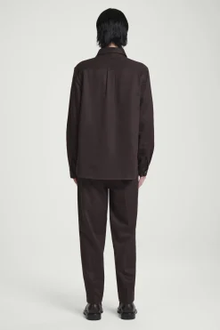 New COS KOSZULA WIERZCHNIA W STYLU UTILITY Z DIAGONALU Brązowy
