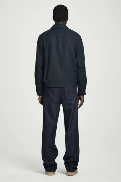 Fashion COS KOSZULA WIERZCHNIA W STYLU UTILITY – RELAXED FIT Granatowy