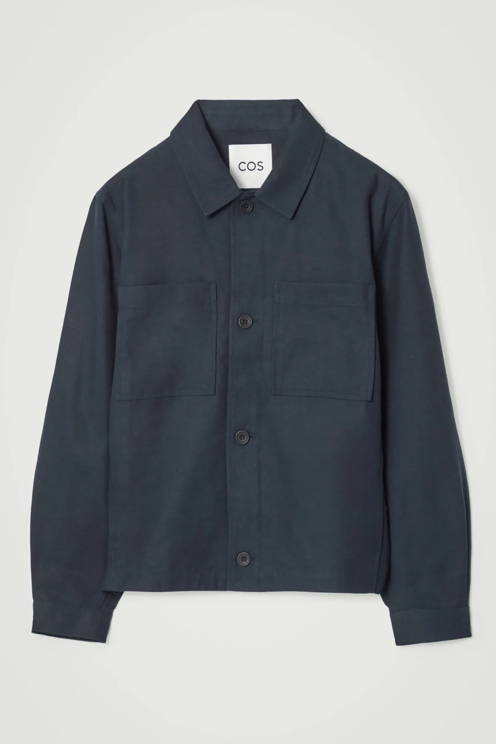 Fashion COS KOSZULA WIERZCHNIA W STYLU UTILITY – RELAXED FIT Granatowy