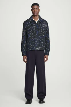 Outlet COS KOSZULA WIERZCHNIA Z WEŁNĄ – RELAXED FIT Różnekolory