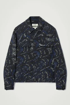 Outlet COS KOSZULA WIERZCHNIA Z WEŁNĄ – RELAXED FIT Różnekolory