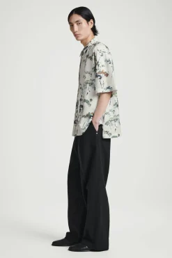 Fashion COS KOSZULA Z KRÓTKIM RĘKAWEM I NADRUKIEM W KWIATY