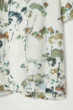 Fashion COS KOSZULA Z KRÓTKIM RĘKAWEM I NADRUKIEM W KWIATY