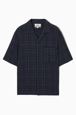 Discount COS KOSZULA Z MATERIAŁU SEERSUCKER – RELAXED FIT