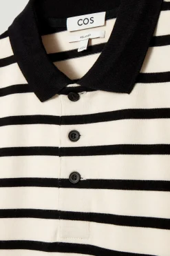 Sale COS KOSZULKA POLO W PASKI Z DŁUGIM RĘKAWEM
