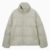 Best COS KRÓTKA PUCHOWA KURTKA Lightgrey