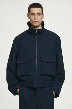 Discount COS KURTKA BOMBERKA W STYLU UTYLITARNYM Granatowy