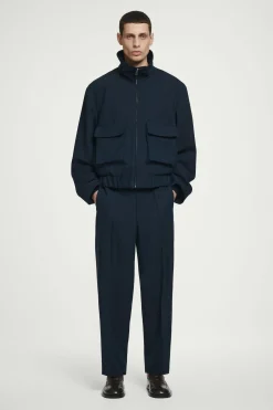 Discount COS KURTKA BOMBERKA W STYLU UTYLITARNYM Granatowy