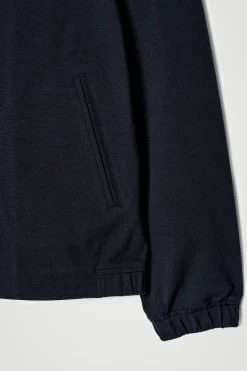 Outlet COS KURTKA Z BAWEŁNIANEGO DŻERSEJU Granatowy