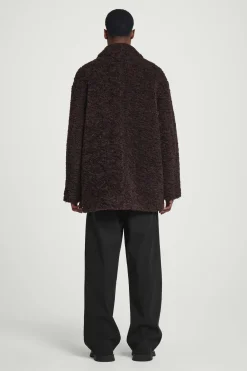 Fashion COS KURTKA Z MISIA Z WYPEŁNIENIEM Ciemnobrązowy