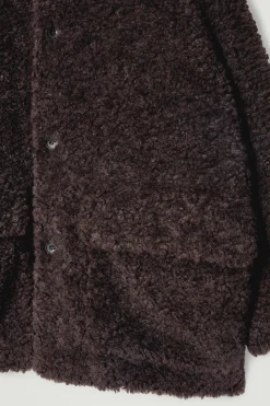 Fashion COS KURTKA Z MISIA Z WYPEŁNIENIEM Ciemnobrązowy