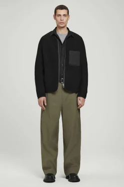 Fashion COS KURTKA Z POLAREM Czarny